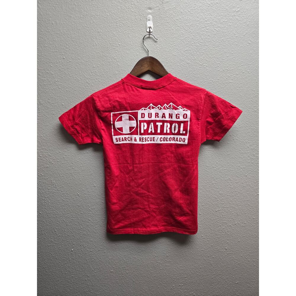 Youth Colorado Shirt Durango Vintage 90s Patrol Search & Rescue Tee Red Small